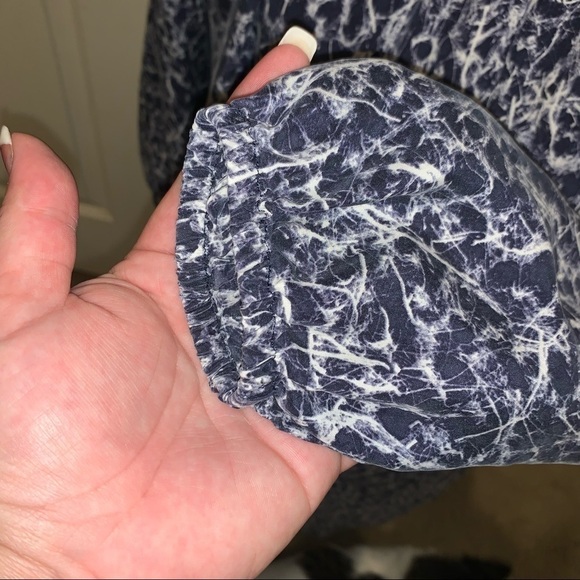 MICHAEL KORS Blue Animal Print Silk Dress size small - Picture 5 of 9